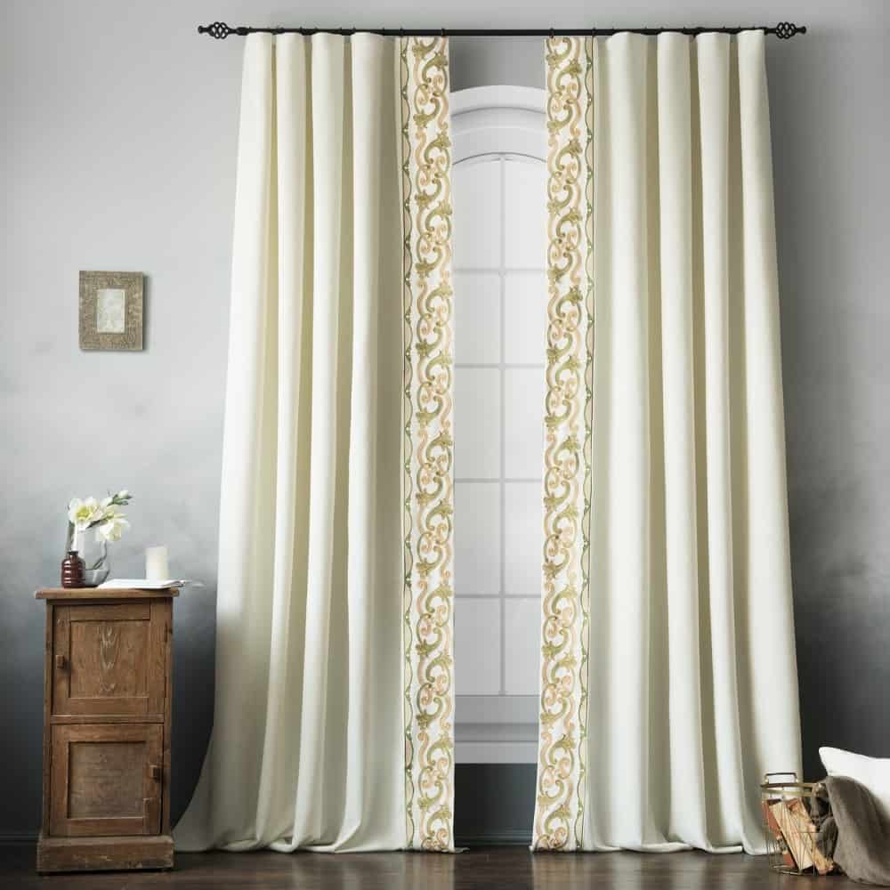 تصویر 1 از پارچه پرده ای  راشل با جلوه منظم و نمای چشم نواز